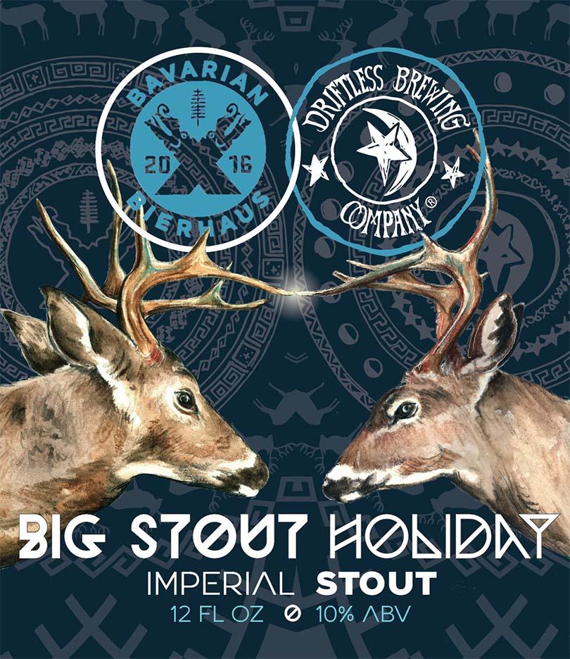 Big Stout Holiday Label